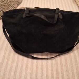 Lauren Merkin black suede purse